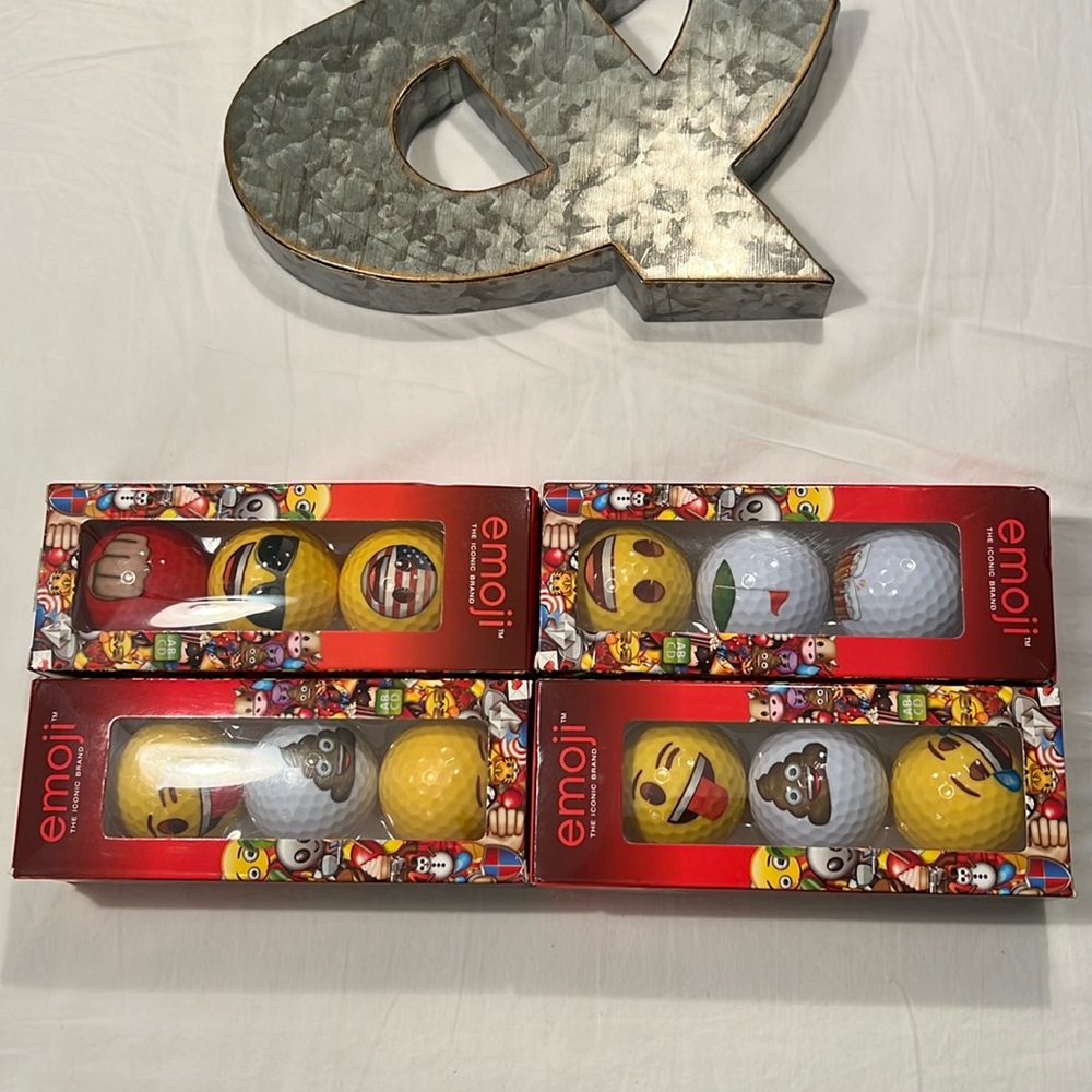 The Official Brand Emoji Golf Balls 12 Count